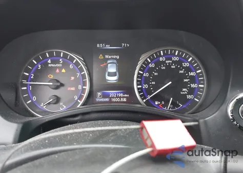 2015 Infiniti Q50 Premium z USA, uszkodzony, nr VIN JN1BV7AP6FM336125